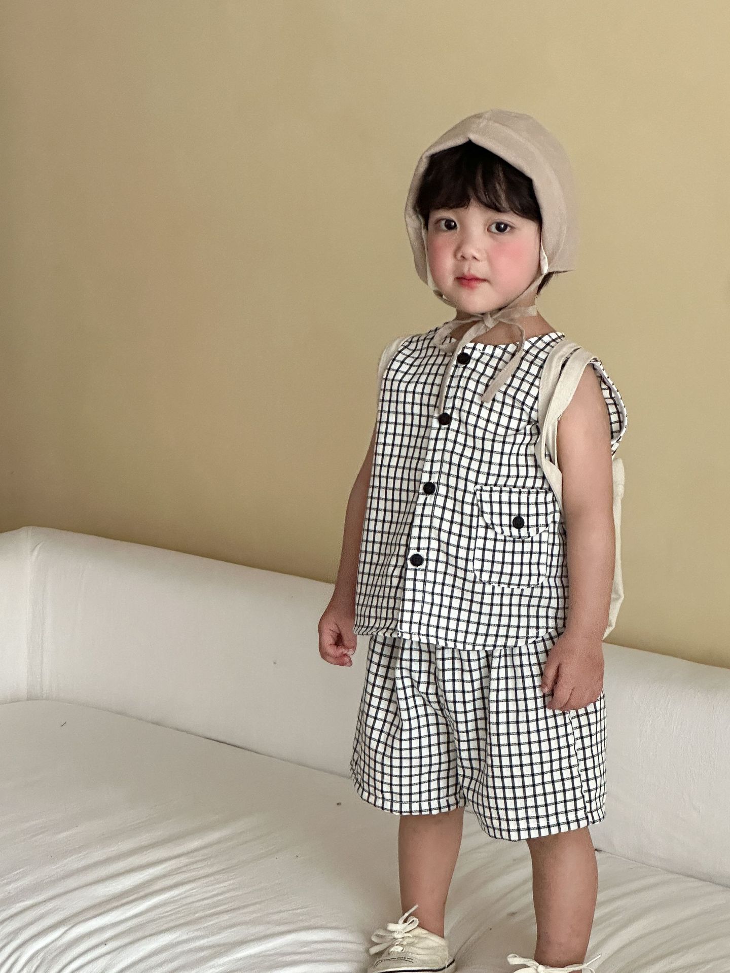 Baby Girls' Vest Dresssister And Brother Matching Outfit photo 7