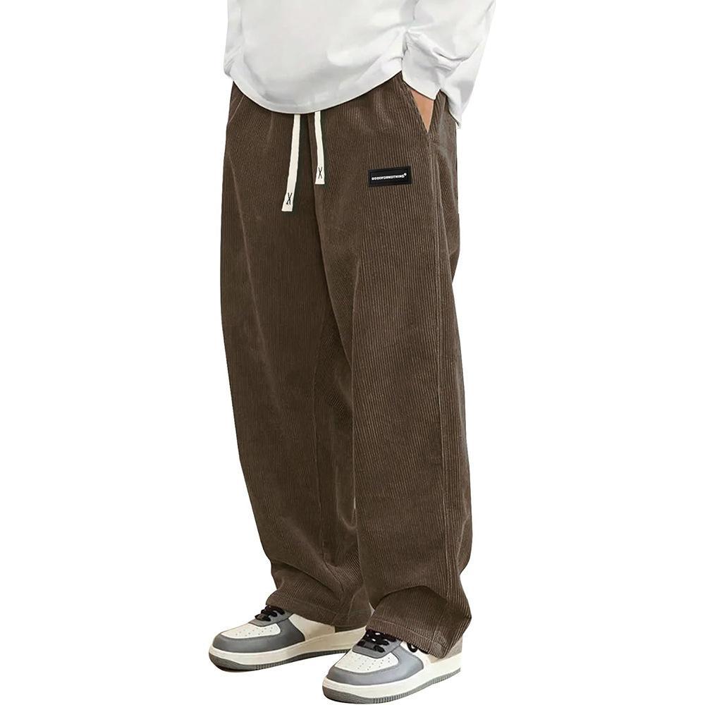 Retro Streetwear Casual Pants For Women, Loose-fit Trendy Workwear Style photo 4