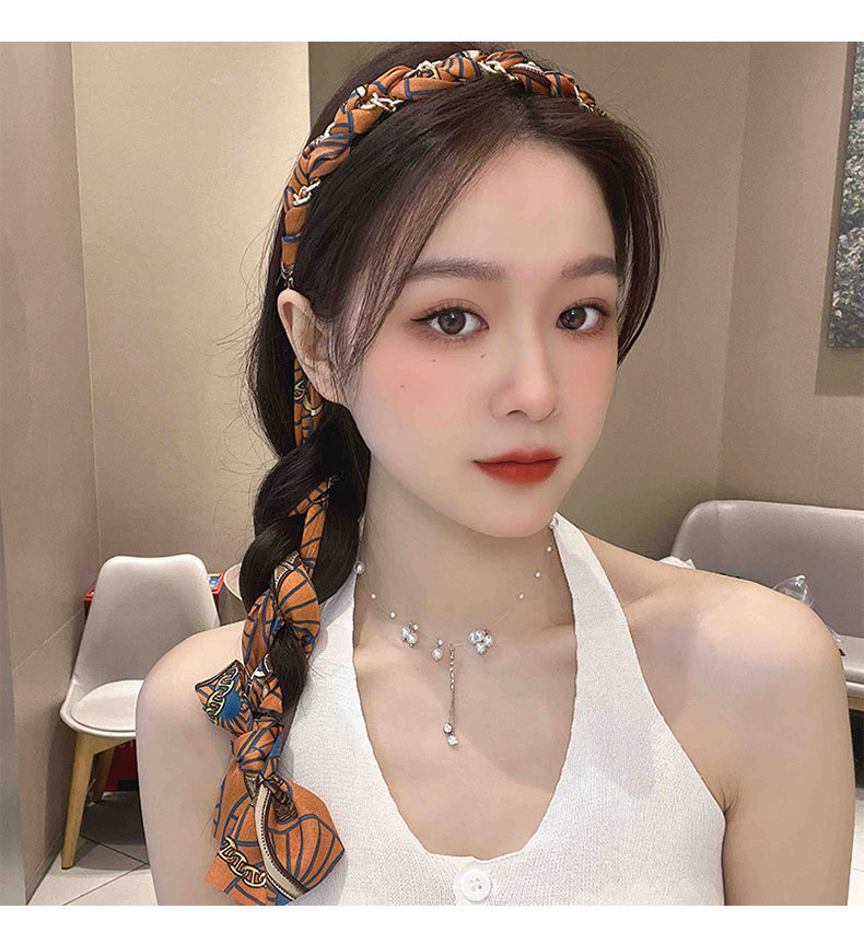 Bow Braided Hair Band For Women photo 4