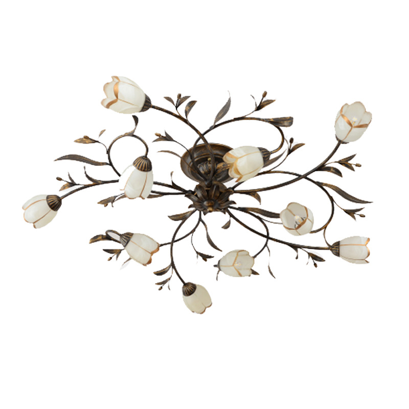Creative Floral Country-style French Lighting Fixtures photo 4