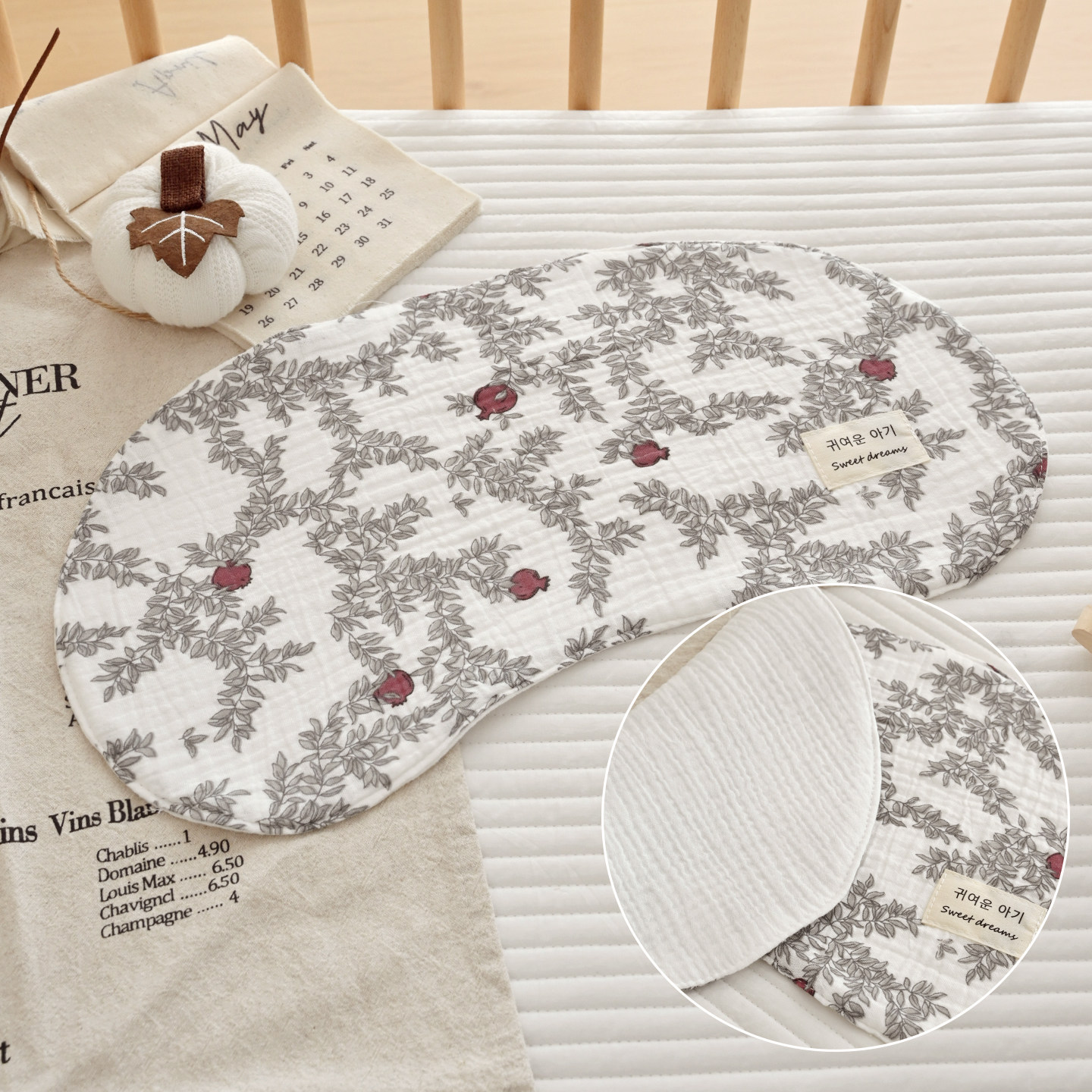 Baby Six-layer Gauze Burp Cloth Pure Cotton Shoulder Pad photo 8