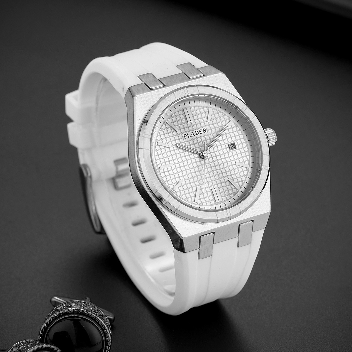 Simple Business Silicone-Strap Quartz Watch photo 8