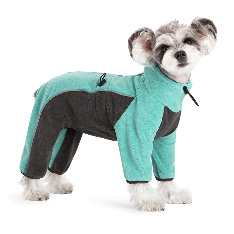 Pet Dog Clothing Warm Four-legged Cotton Coat photo 3