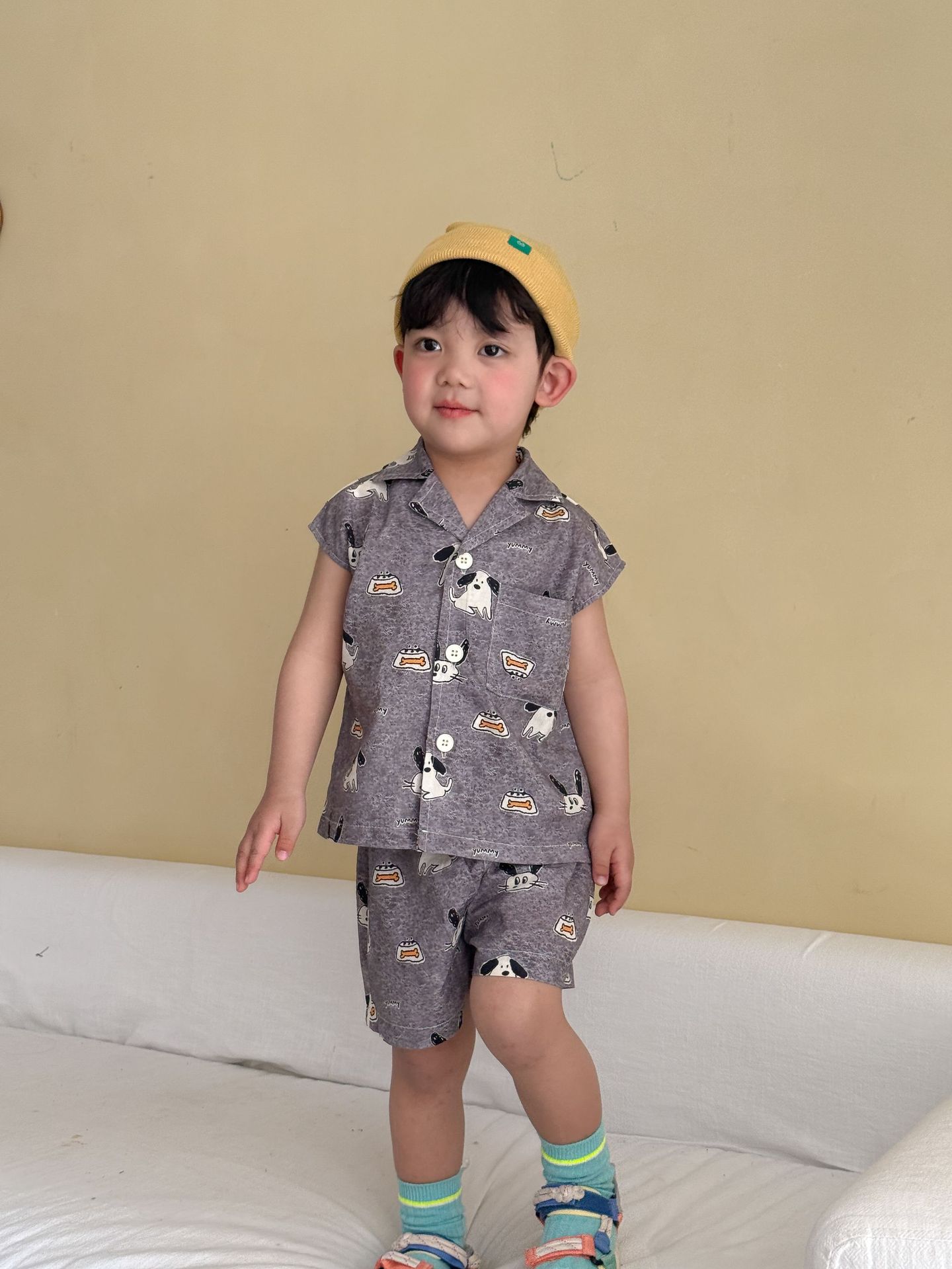 Boys Sleeveless Shirt And Shorts Set photo 5