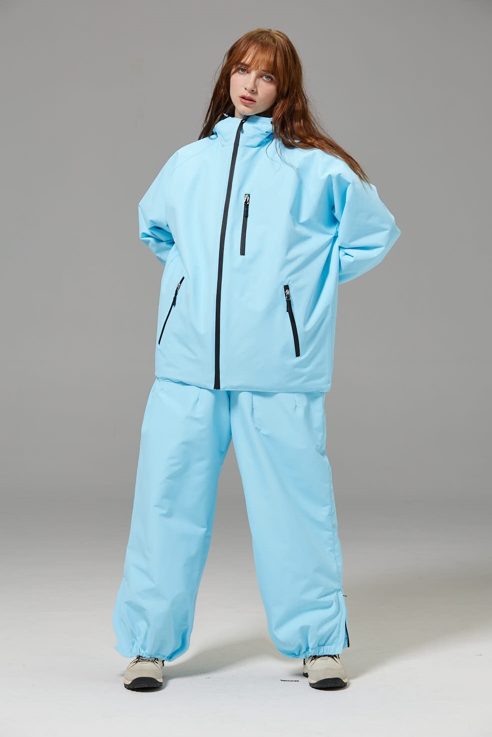 Unisex Windproof And Waterproof Loose-fitting Fashionable Ski Suit Set photo 3