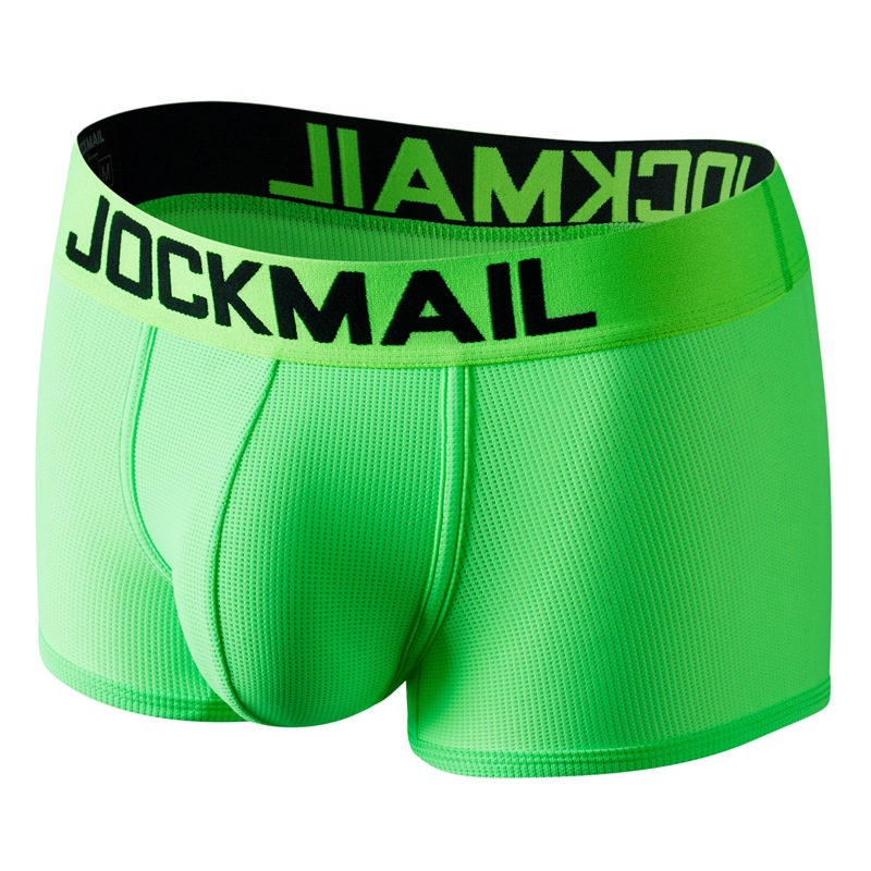Mens Boxer Briefs Ice-silk Breathable For Young Men photo 4