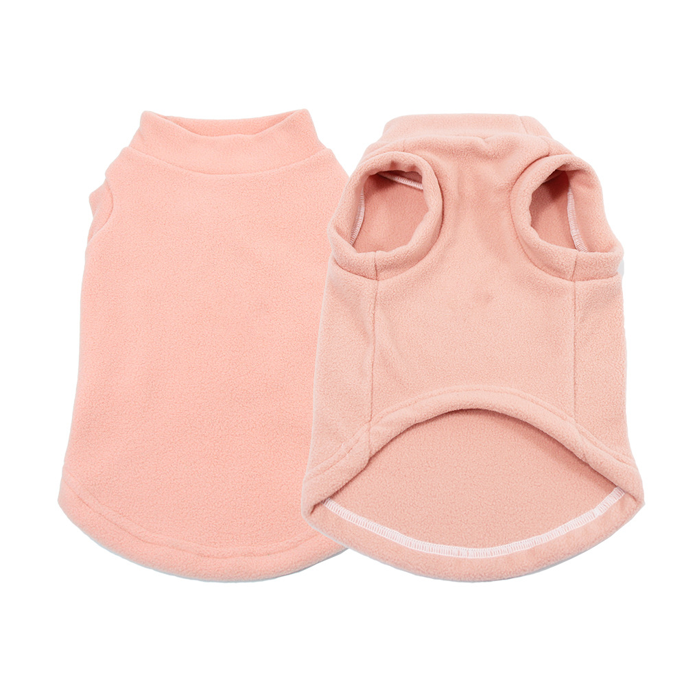 Solid-color Warm Pet Clothing For Fall And Winter photo 5