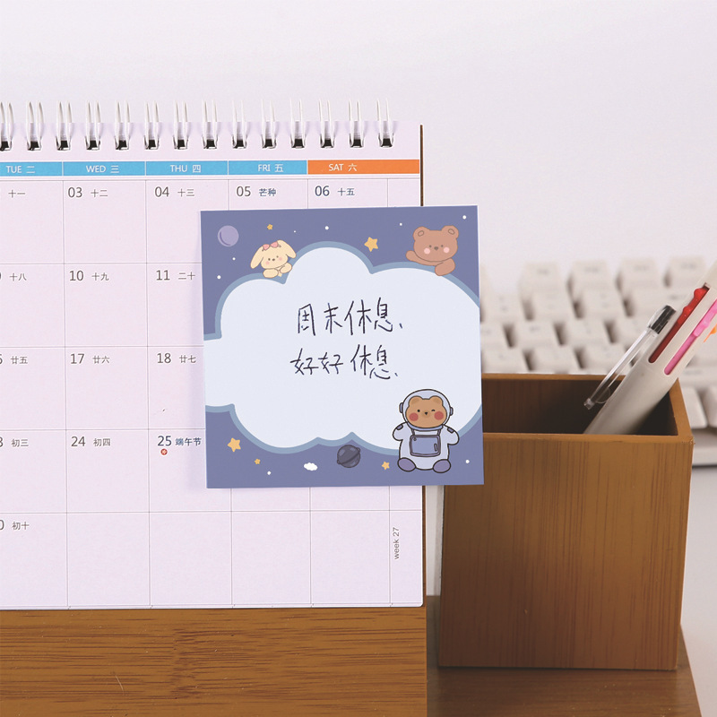 Cute Cartoon Soft Cute Bear Sticky Notes photo 7