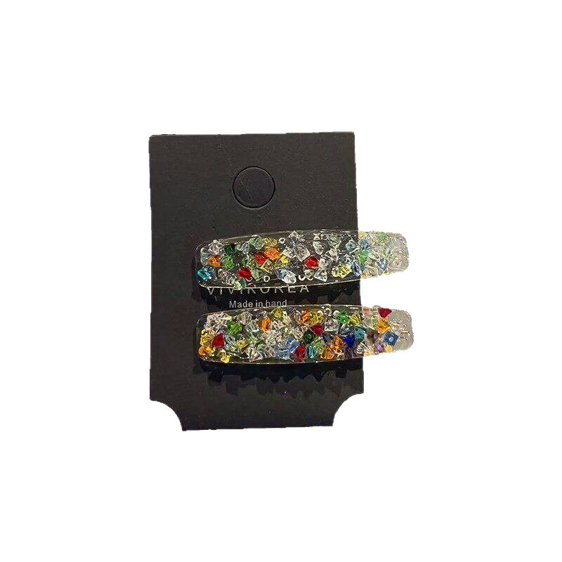 Dopamine-colored Diamond Hair Clip For Women photo 6