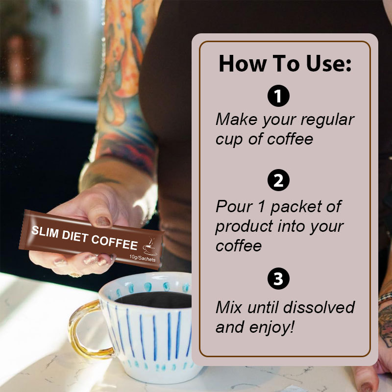 Slimming Weight Loss Instant Coffee Weight Control Coffee photo 4