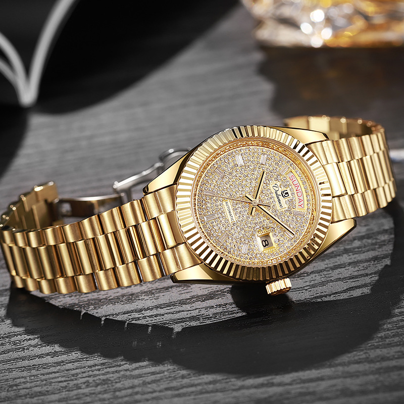Dual-calendar Automatic Mechanical Mens Watch photo 3