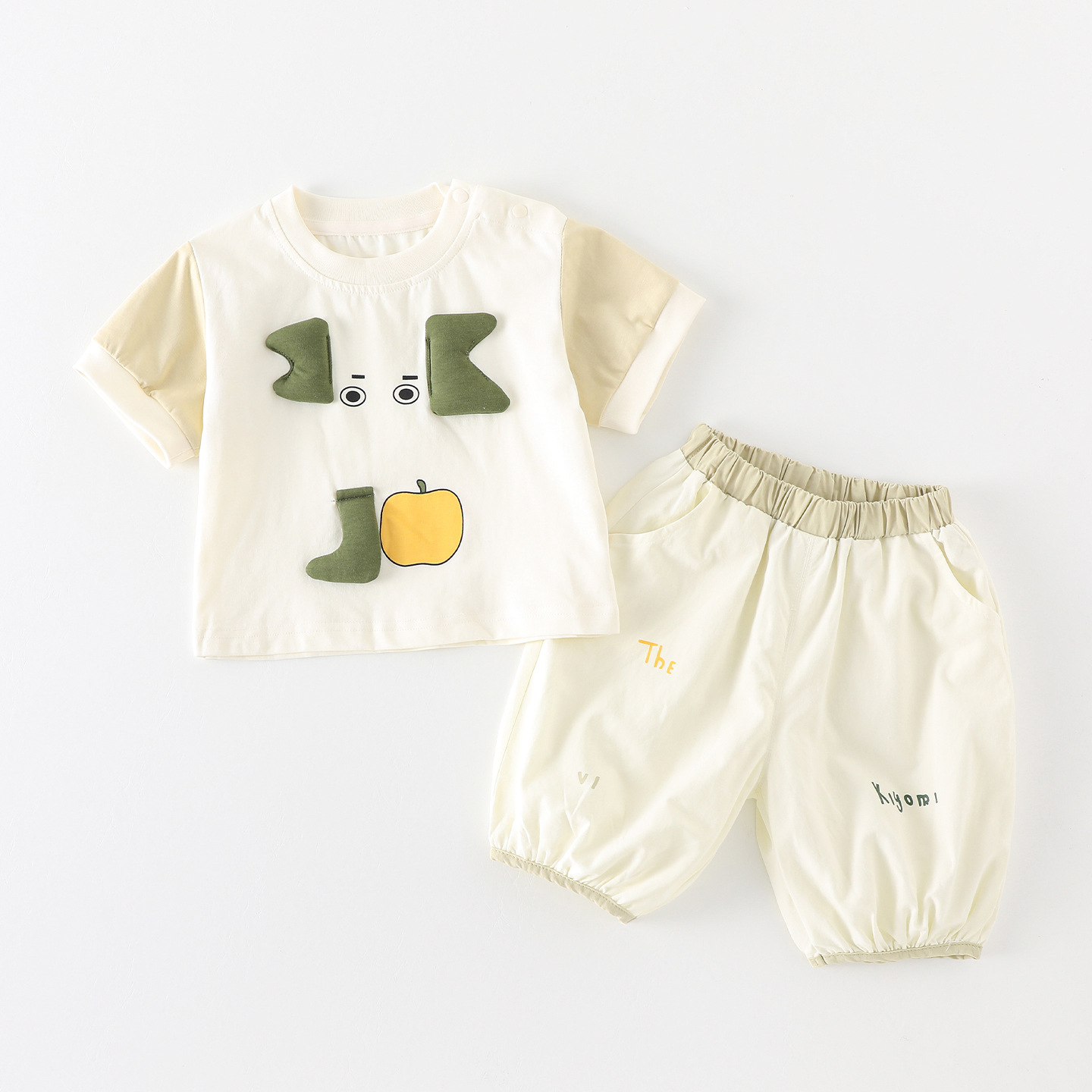 Boys' Summer Outfit Cute 3D Elephant Design, Breathable And Lightweight For Outdoor Wear photo 4