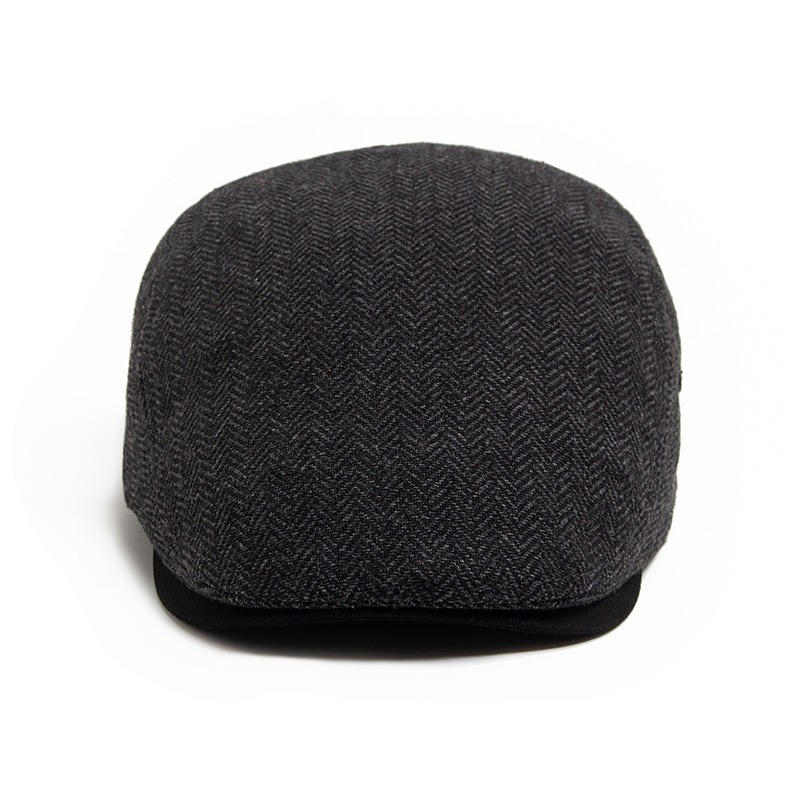 Mens Retro Herringbone Peaked Cap photo 2