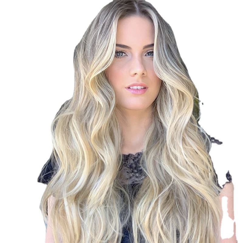 Big-wave Voluminous Synthetic Wig In Platinum Blonde photo 4