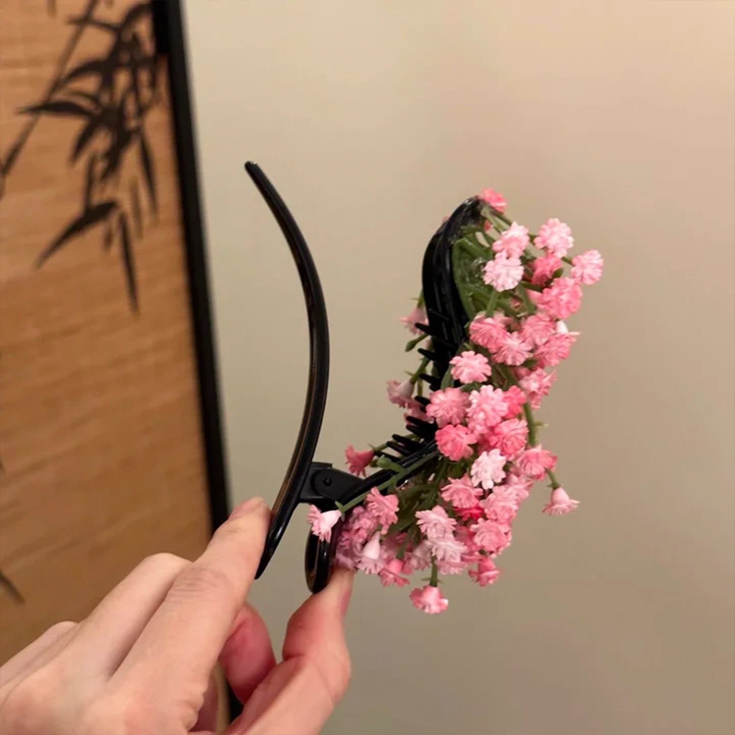 Babys-breath Flower Hairpin Womens Hair Ornament photo 5