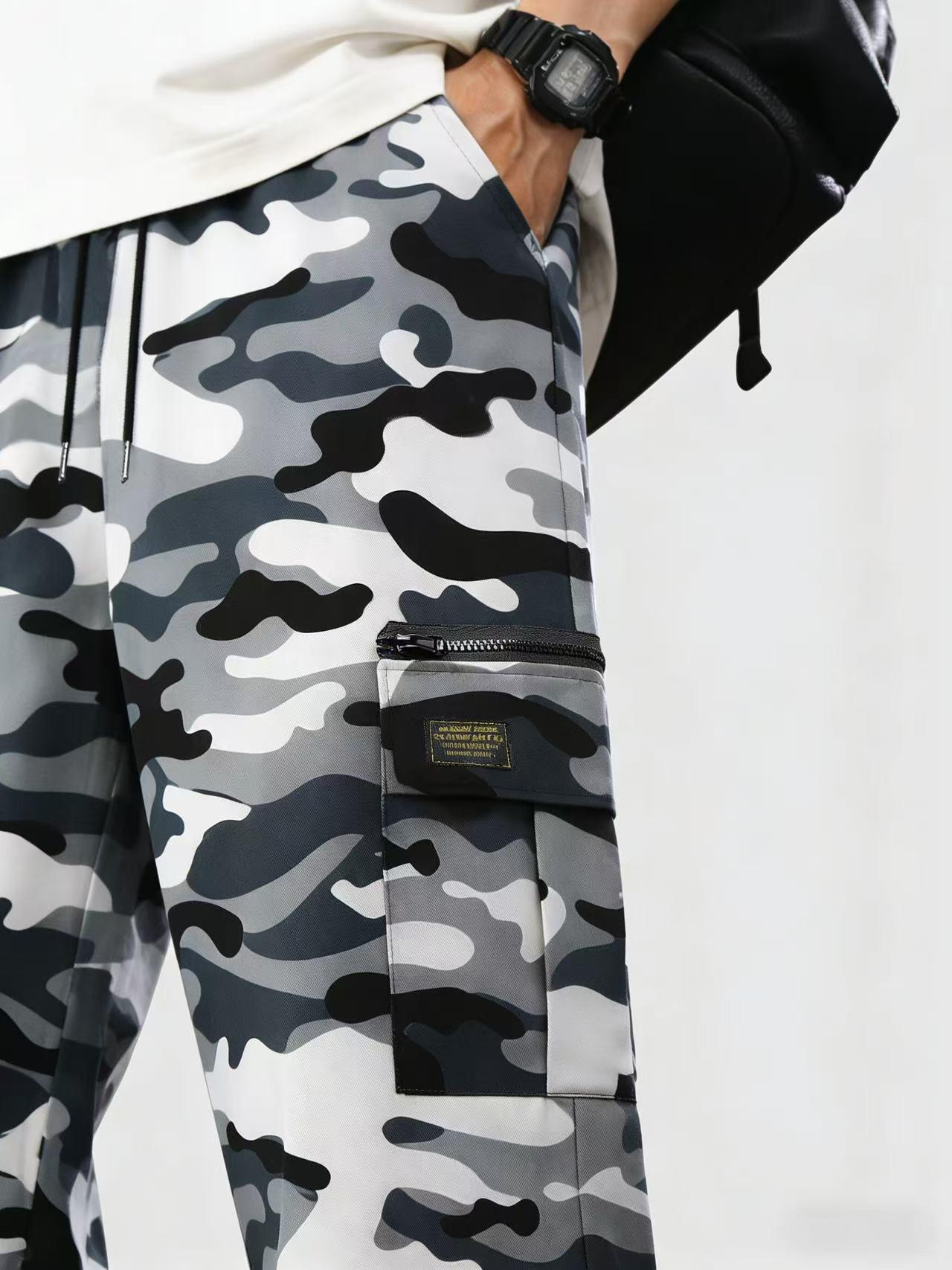 Men's Plus-Size Camouflage Pants, Workwear Trousers, Casual Pants photo 5