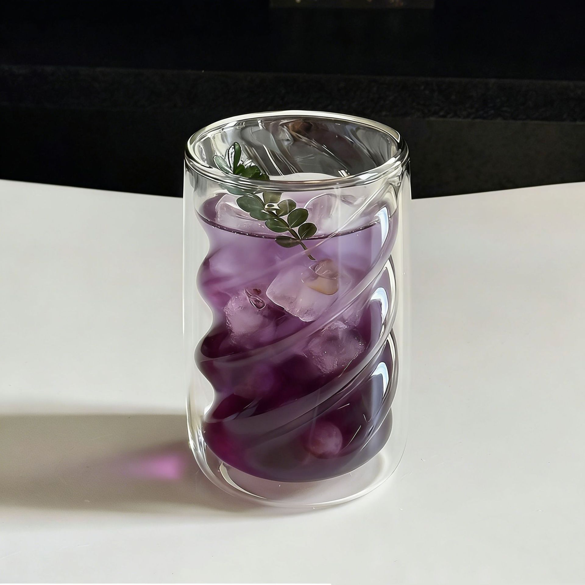 High-temperature-resistant High-borosilicate Double-walled Glass Cup photo 2