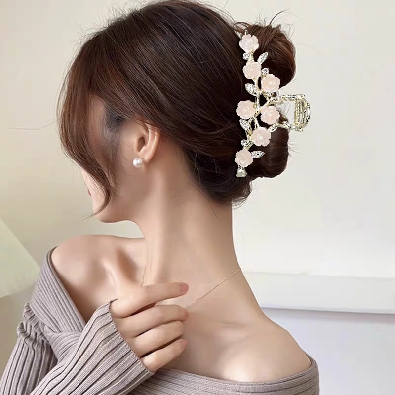 Leaf Hair Clip With Tassel Womens Hairpin photo 3