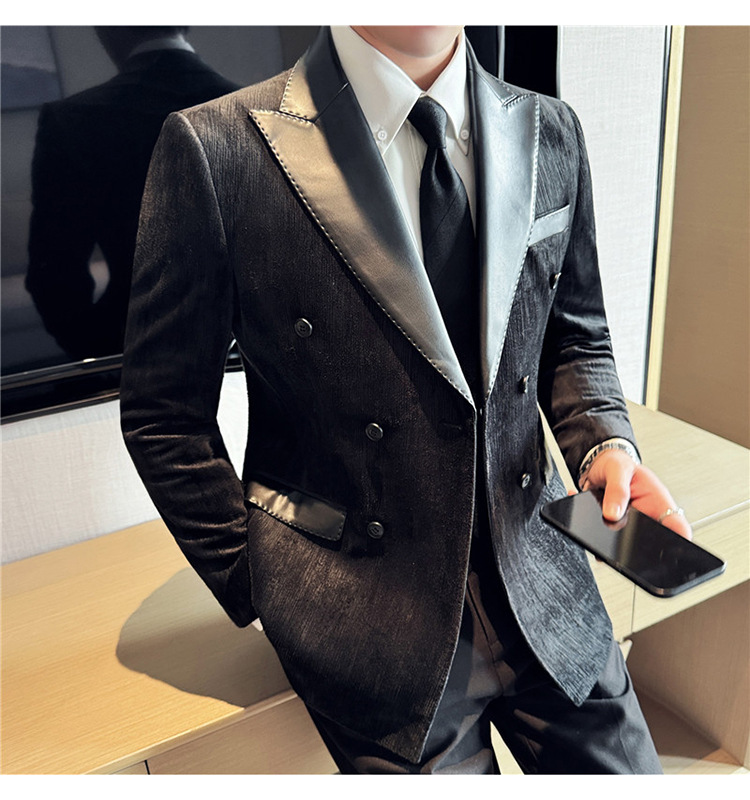 Men's Corduroy Suit Jacket Slim Fit photo 3
