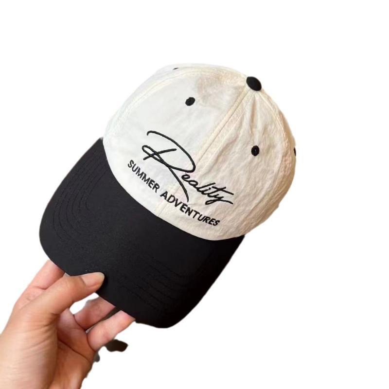 Instagram-style Embroidered Letter Patchwork Quick-dry Baseball Cap photo 3