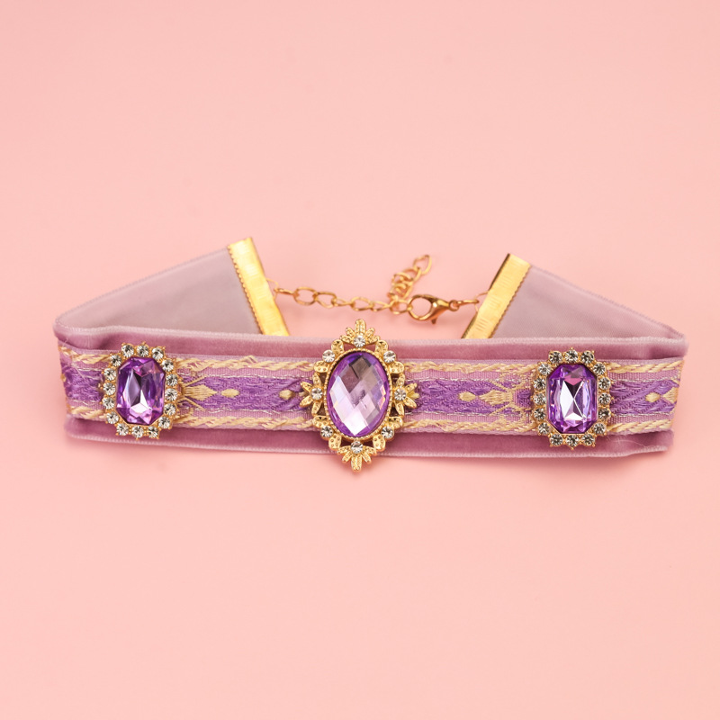 Flocked Ethnic-Style Pet Collar For Cats photo 4