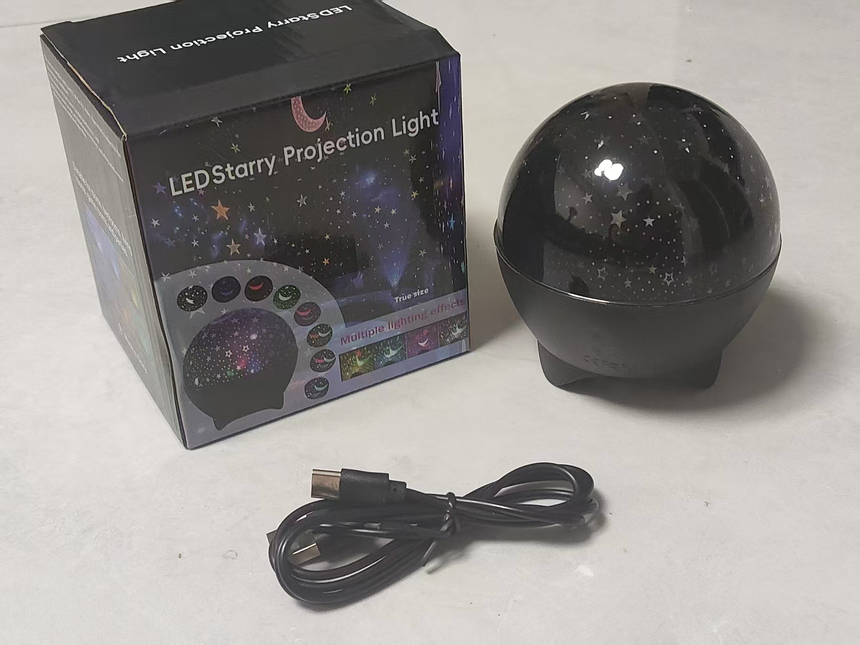 Creative Dreamy Childrens Starry Moon Multicolor Starry Sky Projection Lamp photo 3