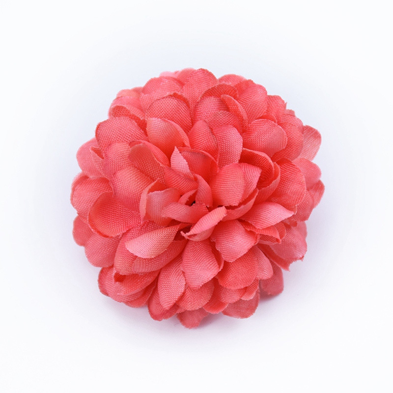 Artificial Multi-layered Chrysanthemum Bouquet With Flower Ball And Small Chive-ball Chrysanthemum Blooms photo 3