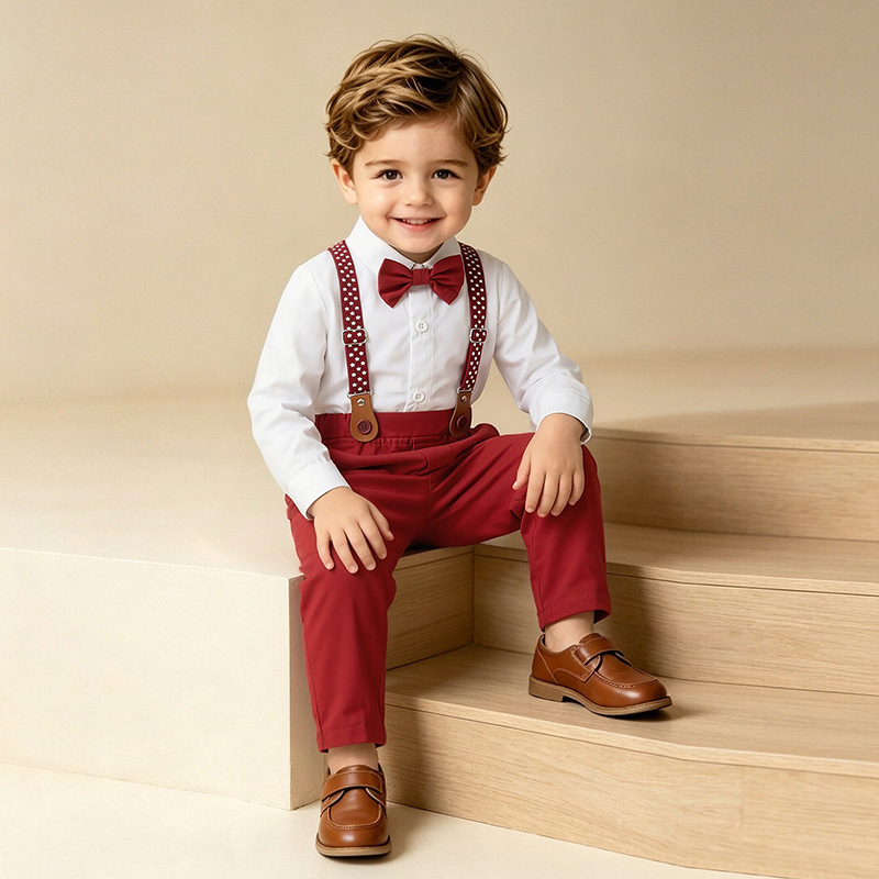 SpringAutumn Long-sleeve Boys' Outfit photo 4