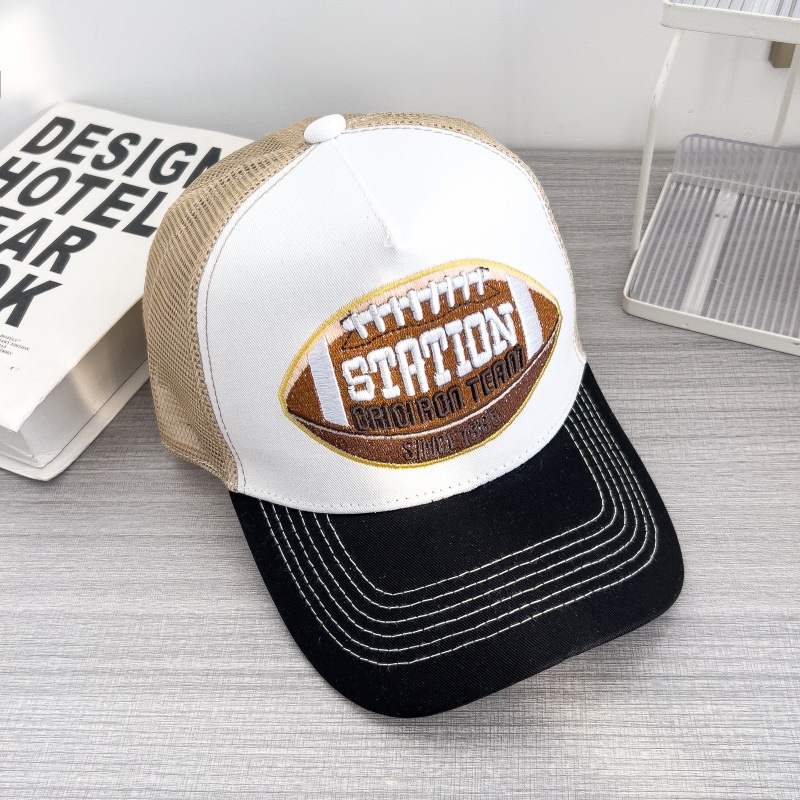 Retro Hip-hop Mesh Breathable Sun-protective Baseball Cap photo 4