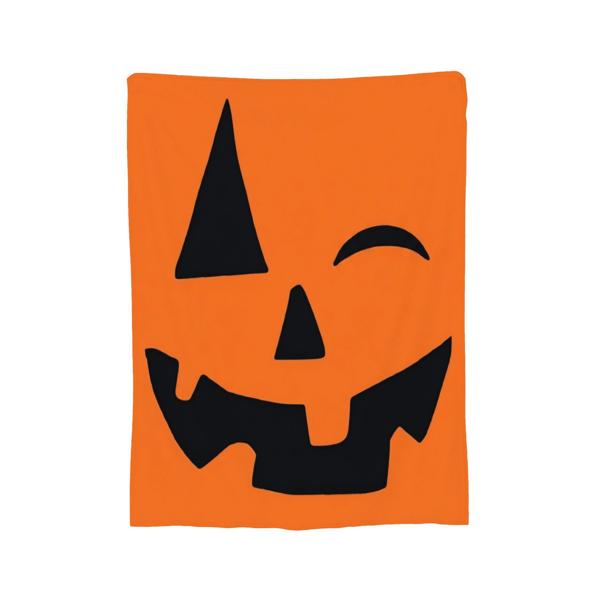 Flannel Blanket Halloween Cute Cat Pumpkin Design Party Decorative Blanket photo 8