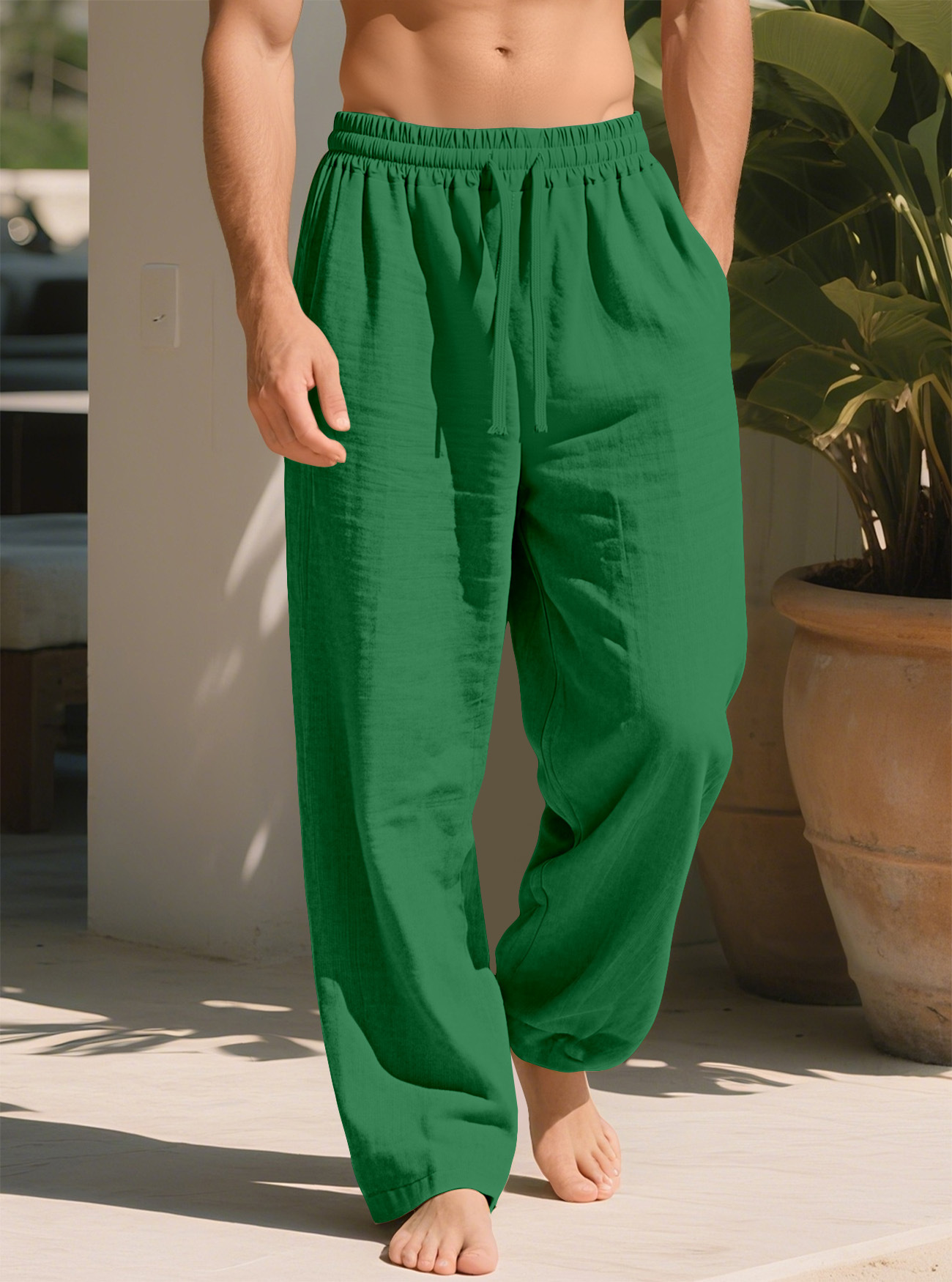 Loose Straight Casual Plus Size Breathable Quick-drying Trousers photo 8