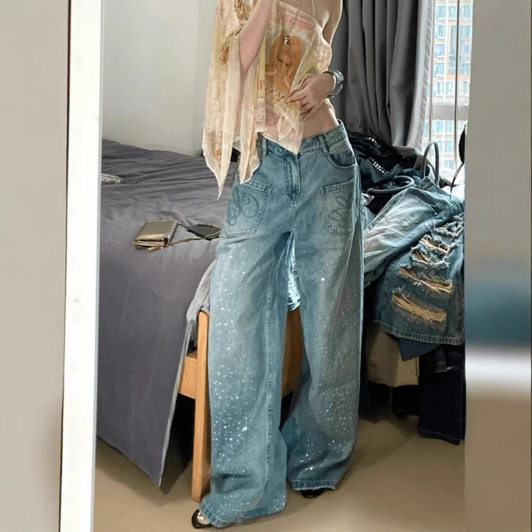Loose Drooping Mopping Slimming And Straight Wide-leg Pants photo 4