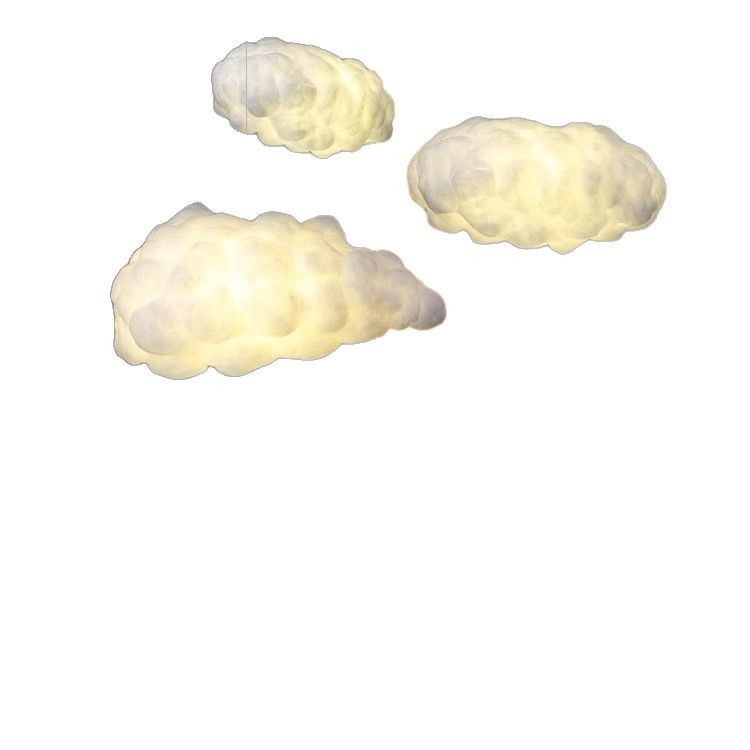 Net Red Cotton Floating Cloud Lamp Cloud Chandelier photo 2