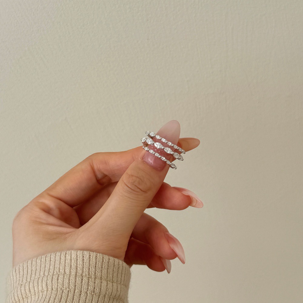Ring Female Spring Design Inlaid Bracelet photo 5