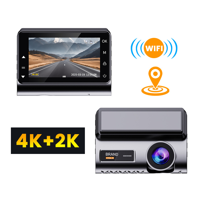 3-inch 4K 2K Front-and-rear Dual-camera HD Dash Cam photo 4