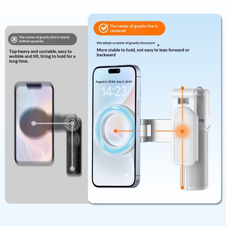 Magnetic Selfie Stick With Zoom Compact Selfie Stick photo 2