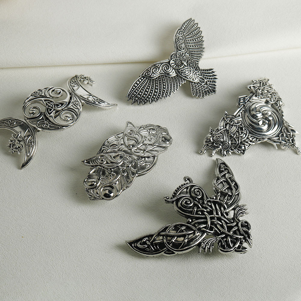 Butterfly Hair Accessory Hair Clip Crescent Headpiece photo 2