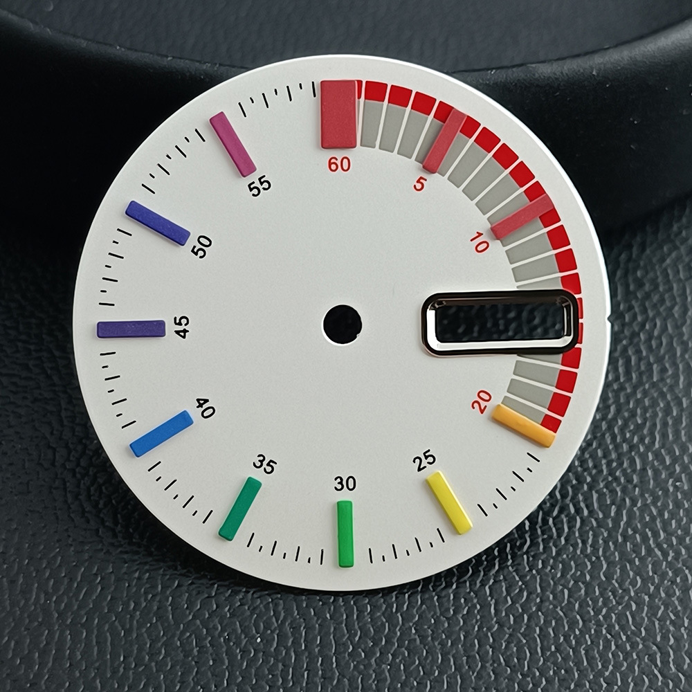 Rainbow Dial Mechanical Movement Watch Dial Replacement Part photo 6