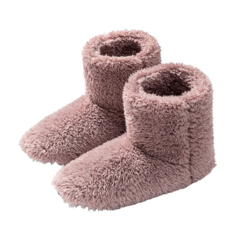 Household Japanese-style Closed-toe Plush Slippers photo 2