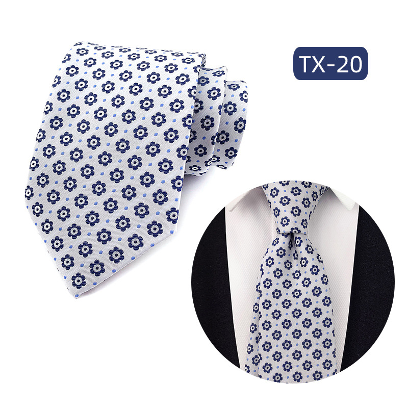 Mens Jacquard Woven Business-casual Tie photo 4