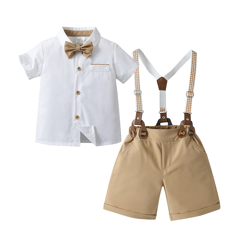 Summer Clothes For Babies British-style Gentleman Childrens Outfit For Summer photo 2