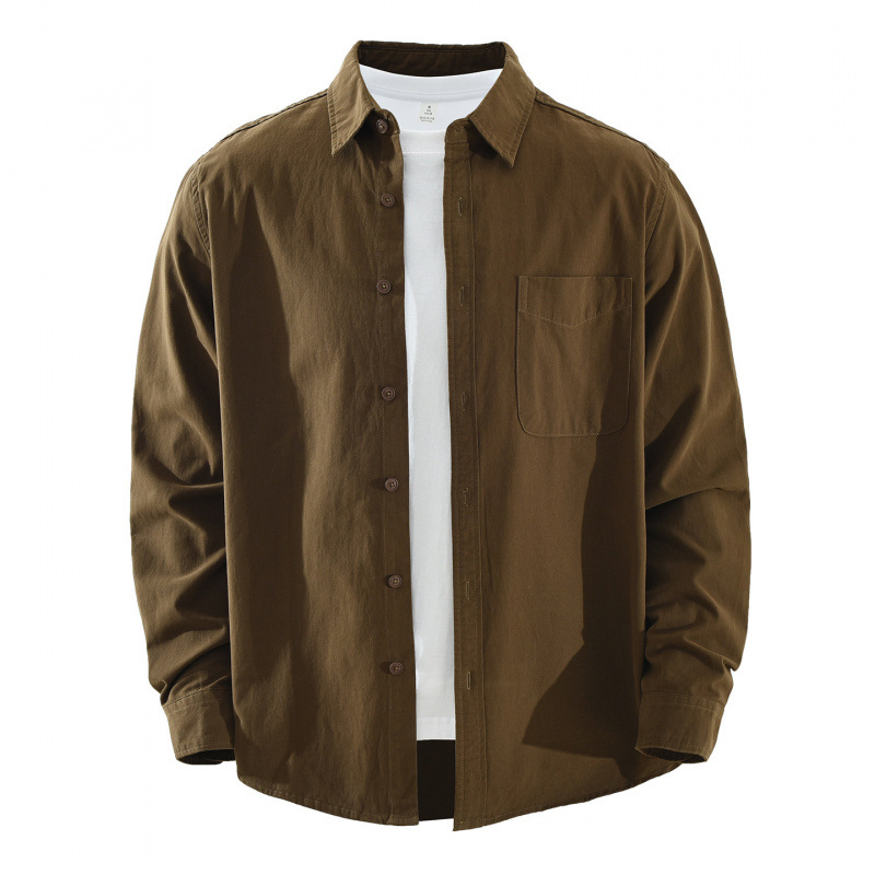 Japanese-style Simple And Fresh Long-sleeve Shirt photo 8