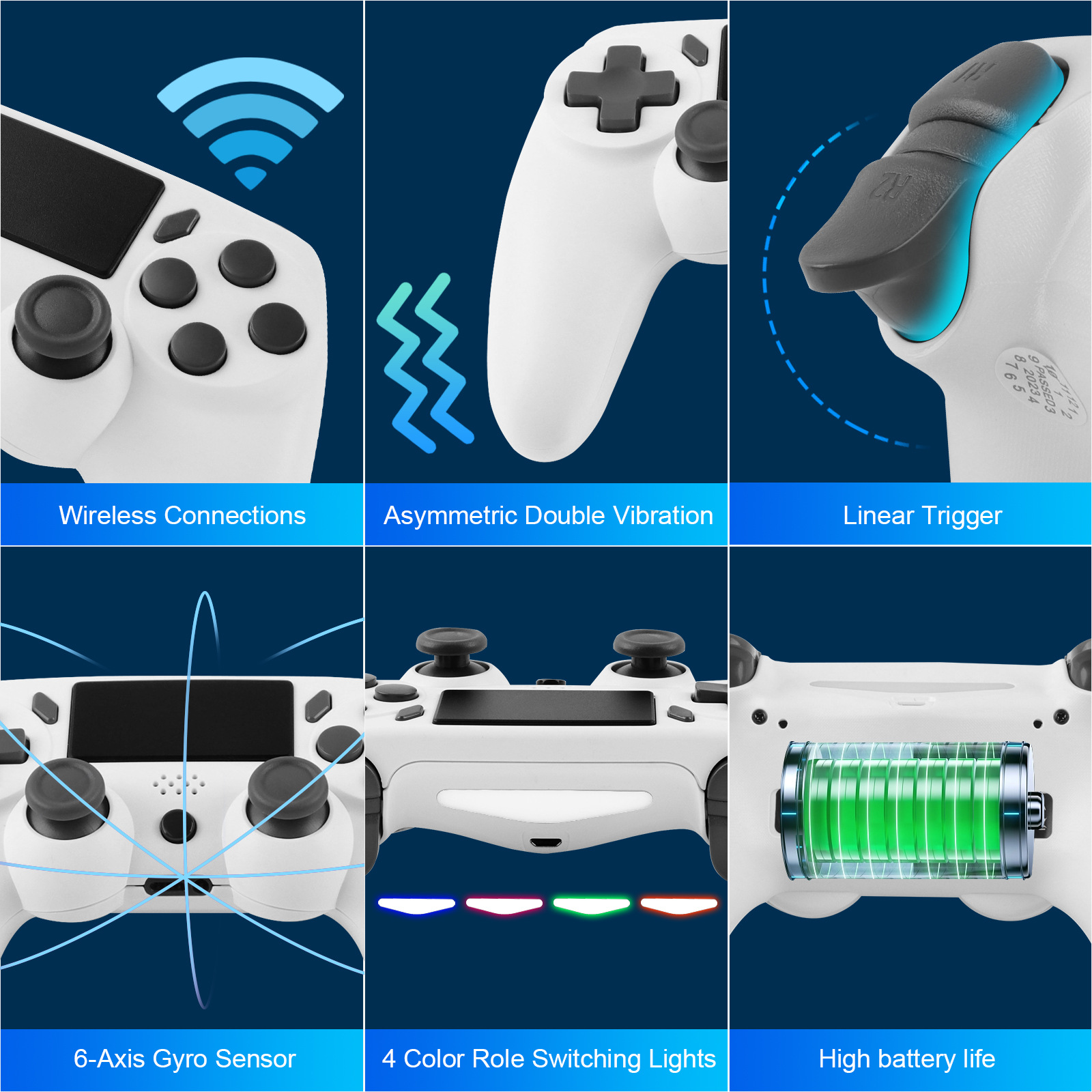 Six-axis Gyroscope Vibration Motion Sensing Game Handle photo 8