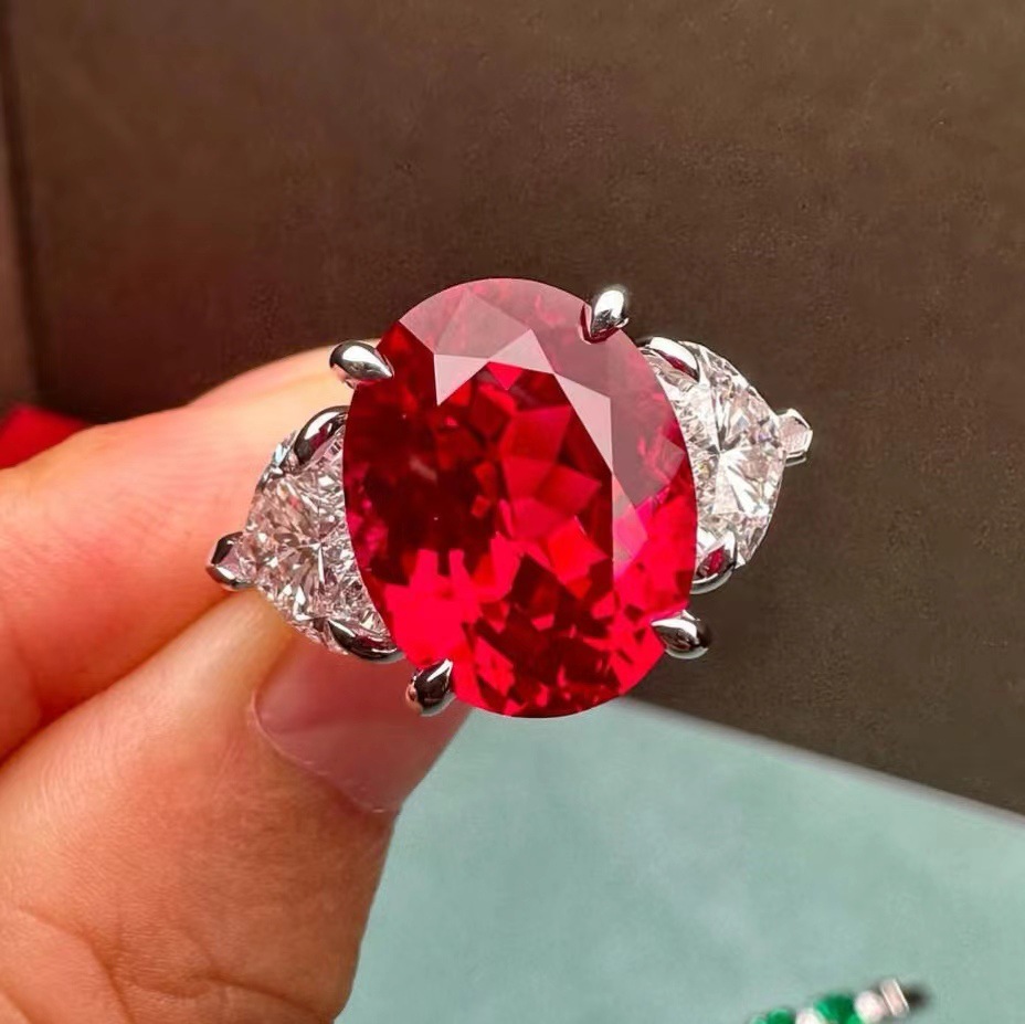 Casual Creative Red Heart Ring photo 5