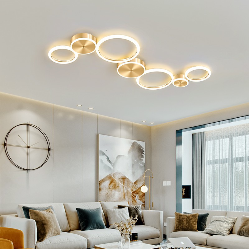 Modern Minimalist Large Round Ceiling Light For The Living Room photo 2