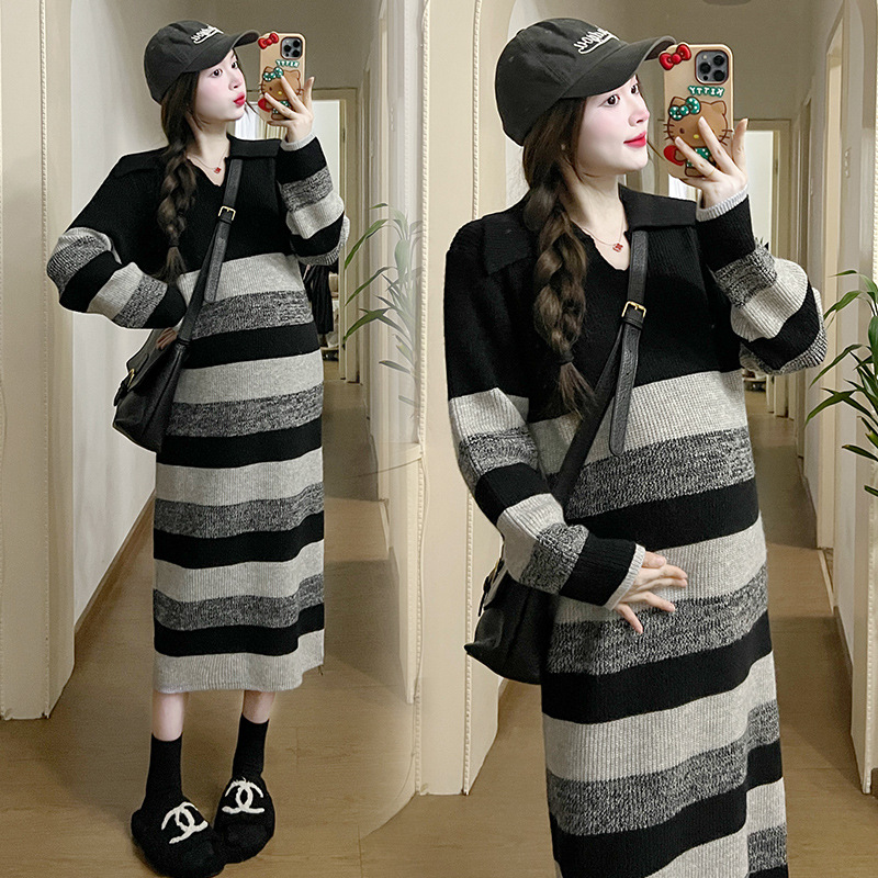 Women's New Large-size Sweater Dress photo 1