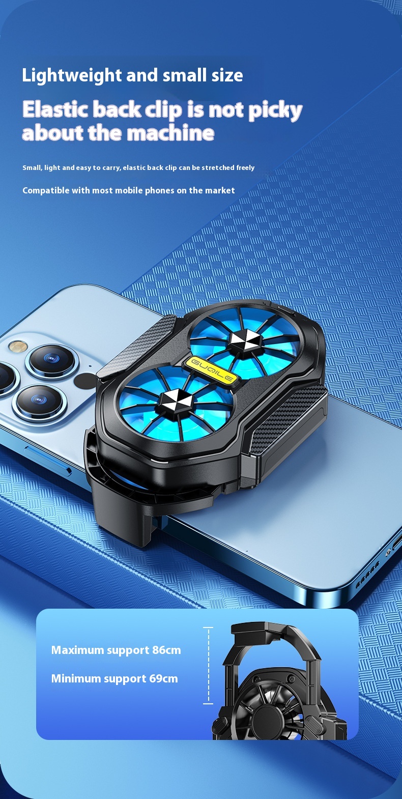 FS01 Twin Fan Air-cooled Charging Mobile Phone Radiator photo 4