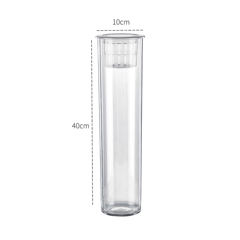 Living Room Micro Landscape Desktop Ecological Pot Transparent Plastic Creative Decoration Fish Tank photo 2