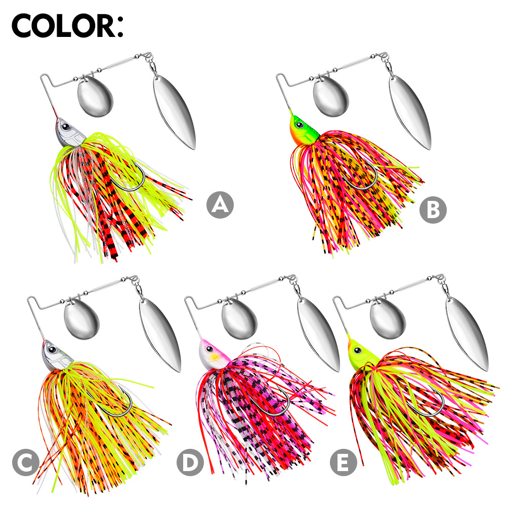 Long-Cast Sequin Lure5-Color Tassel Alloy Bait photo 6