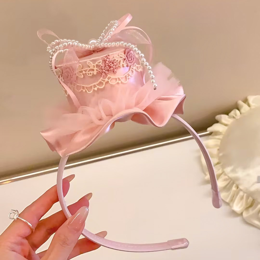 Cherry Cake Style Lace Hair Clip photo 8